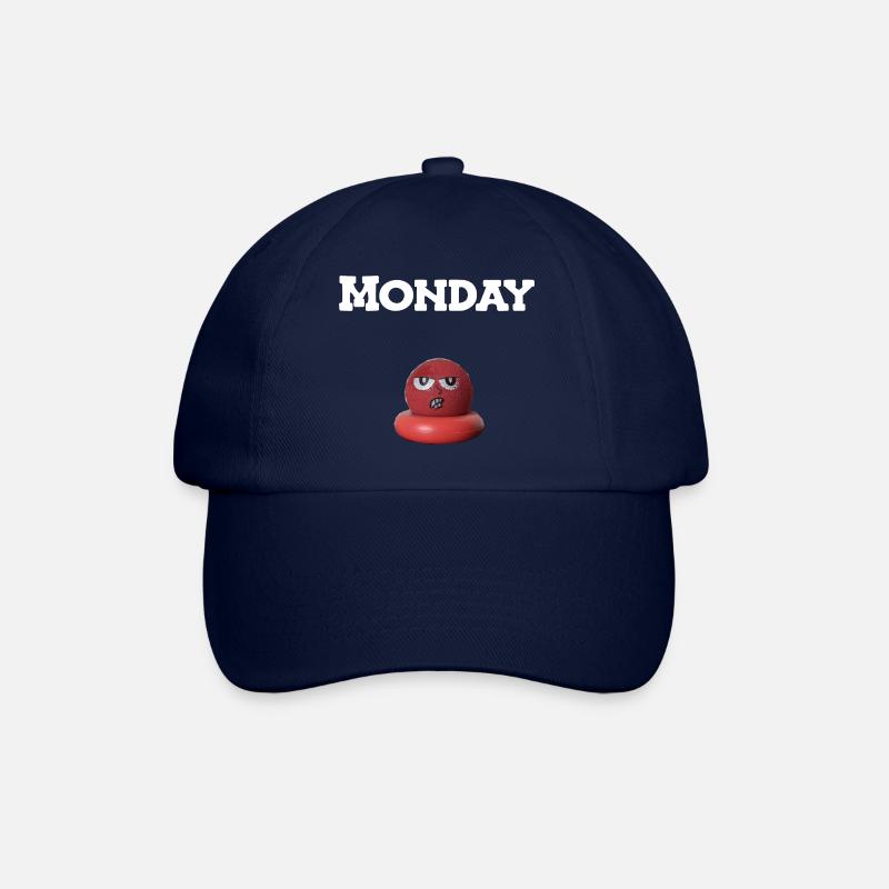 Lundi - Casquette classique - bleu/bleu
