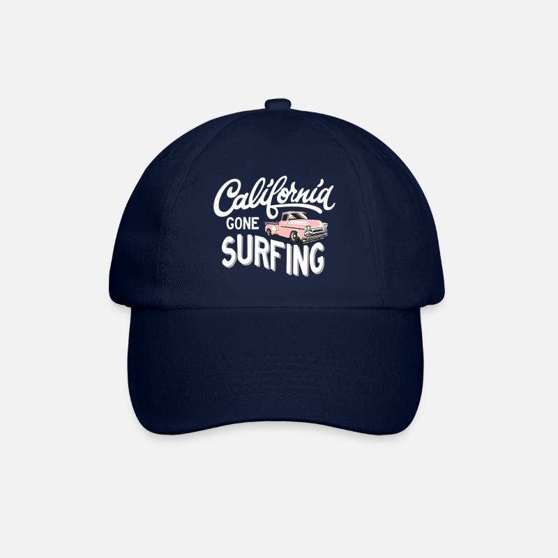 California Gone surfing - Casquette classique - bleu/bleu