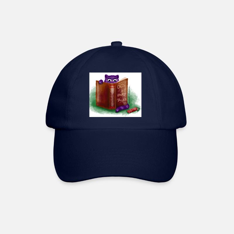 Read cat - Baseball Cap - blue/blue
