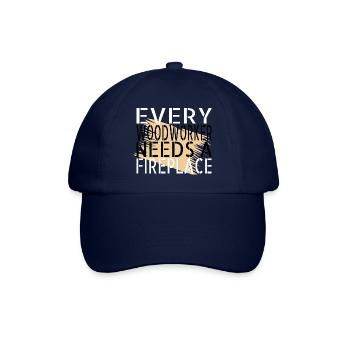 arborists fun cool logging lumberjackwoodworking - Baseball Cap - blue/blue - Front
