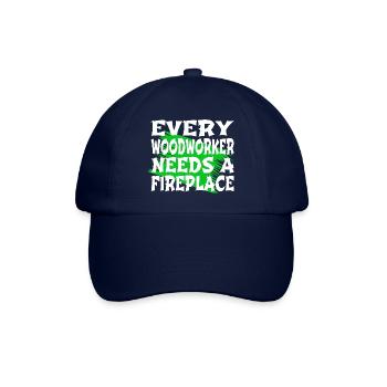 menuiserie charpentier citations tshirts travaux forestiers - Casquette classique - bleu/bleu - Devant