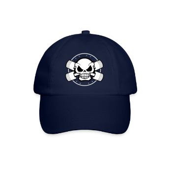 Head Bones Motors - Baseball Cap - blue/blue - Front