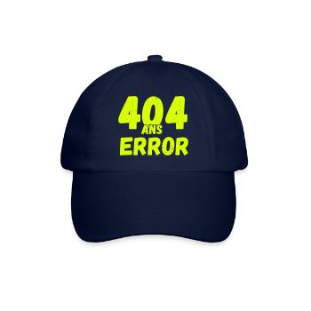 40 ans anniversaire Geek Informaticien - Casquette classique - bleu/bleu - Devant