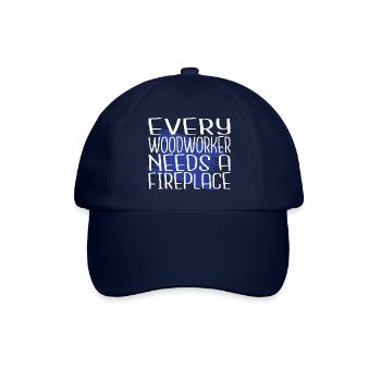 Carpenter Saw Forestry Woodworker Fun Shirt - Casquette classique - bleu/bleu - Devant