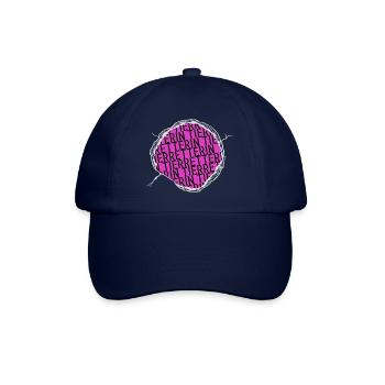 vegan veggie naturschutz gerechtigkeit vegetarier - Baseballkappe - Blau/Blau - Vorne