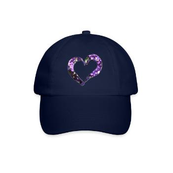 Heart - Baseball Cap - blue/blue - Front