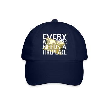drôles d’artisans design charpentier citations t-shirts - Casquette classique - bleu/bleu - Devant