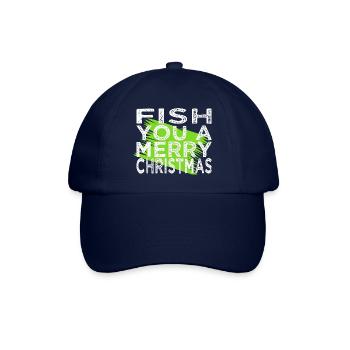 Bodybuilding Angling Gift Idea Comic Joke Fish - Baseball Cap - blue/blue - Front