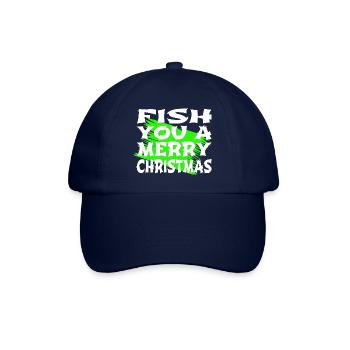 Christmas Funny Awkward Bedroom Santa Sayings - Baseball Cap - blue/blue - Front