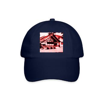 Temple in Nara, Japan. - Baseball Cap - blue/blue - Front