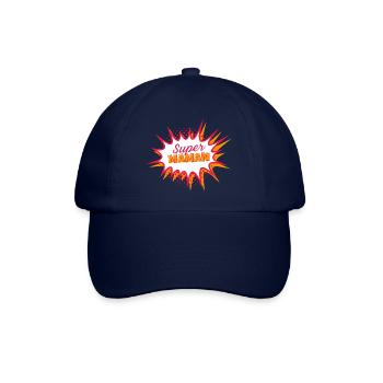 Super maman - Casquette classique - bleu/bleu - Devant