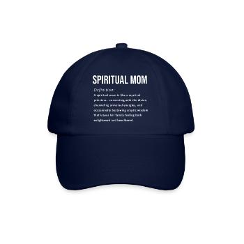 Spiritual Mama Saying English - Baseball Cap - blue/blue - Front