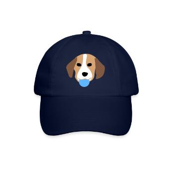 Visage de chiot 3 - Casquette classique - bleu/bleu - Devant