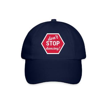 Dancing Dance Music - Baseballkappe - Blau/Blau - Vorne