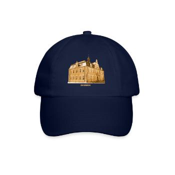 Demmin Rathaus Seenplatte Mecklenburg Vorpommern - Baseball Cap - blue/blue - Front
