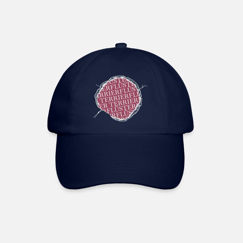 geburtstag tier cool humor witzig terrier - Baseballkappe - Blau/Blau