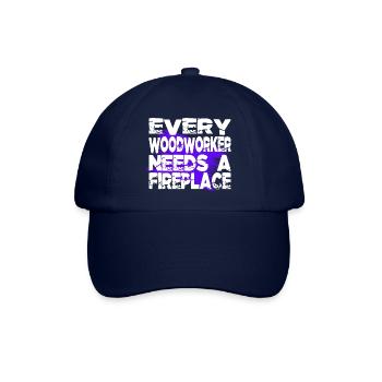 dad sayings forest work carpenter statement - Baseballkappe - Blau/Blau - Vorne