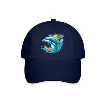 Dauphin - Casquette classique - bleu/bleu - Devant