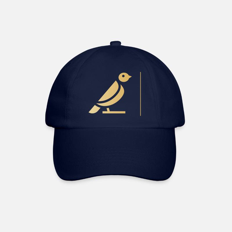 Vogel - Baseballkappe - Blau/Blau