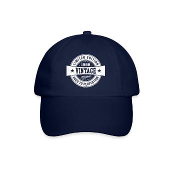 Rétro 1988 Anniversaire 1988 Cadeau 1988 Vintage - Casquette classique - bleu/bleu - Devant