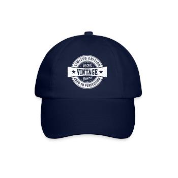 Rétro 1975 Anniversaire 1975 Cadeau 1975 Vintage - Casquette classique - bleu/bleu - Devant