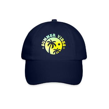 Summer Vibes - Baseballkappe - Blau/Blau - Vorne