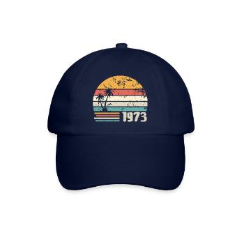 1973 Cadeau Anniversaire - Made in 1973 Rétro 1973 - Casquette classique - bleu/bleu - Devant