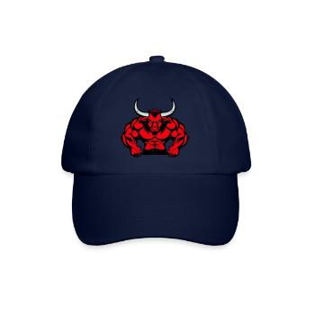 Animal taureau - Casquette classique - bleu/bleu - Devant