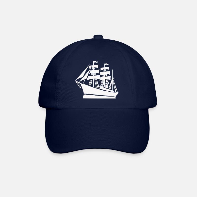 Schiff Schifffahrt - Baseballkappe - Blau/Blau