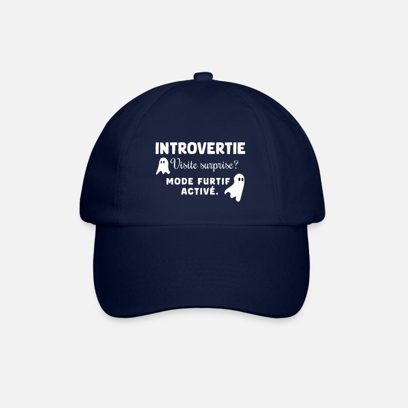 Stealthy introvert - Baseball Cap - blue/blue
