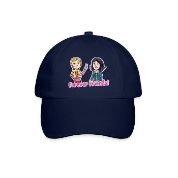 Beste Freundinnen - Forever Friends! - Baseballkappe - Blau/Blau - Vorne