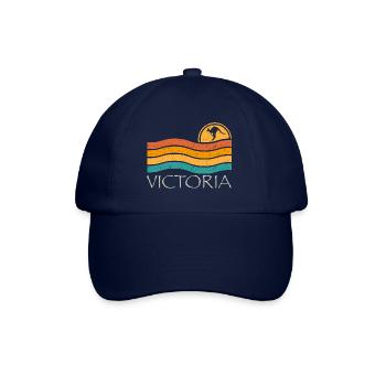 VICTORIA - Baseballkappe - Blau/Blau - Vorne
