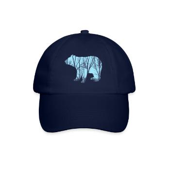 Tierbäume Grafik - Baseballkappe - Blau/Blau - Vorne