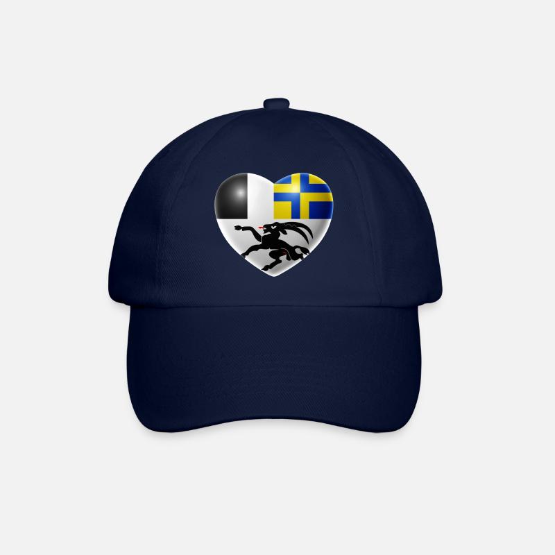 Herz (Graubünden) - Baseballkappe - Blau/Blau