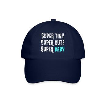 Super petit - super mignon - super bébé - bleu - Casquette classique - bleu/bleu - Devant