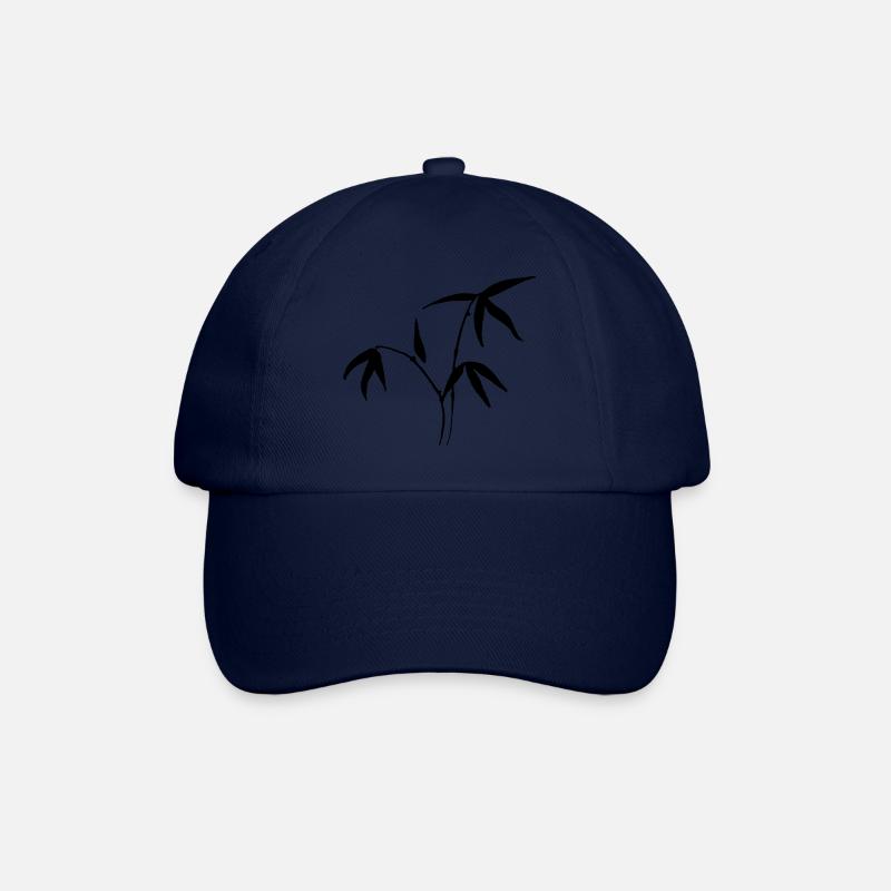 Bambus - Baseballkappe - Blau/Blau