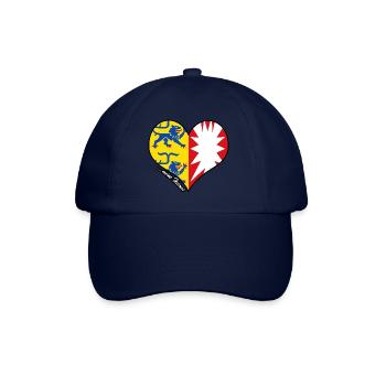 meine Heimat - Schleswig-Holstein - Baseballkappe - Blau/Blau - Vorne