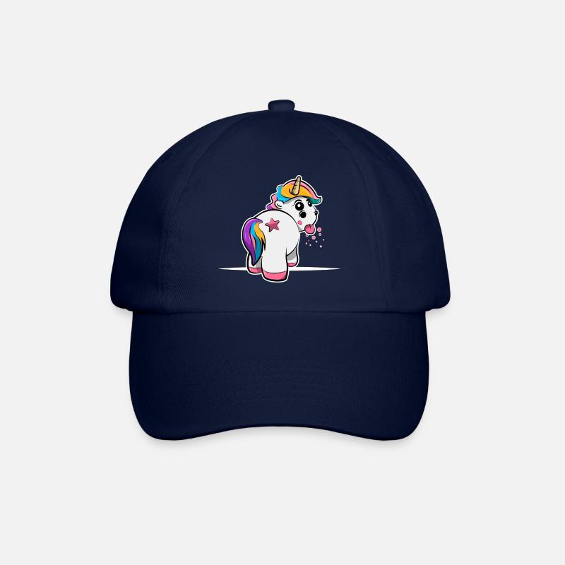 Magical Unicorn Grumpy - Baseballkappe - Blau/Blau