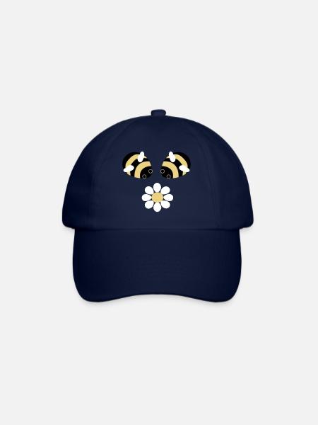Bees flower - Baseball Cap - blue/blue
