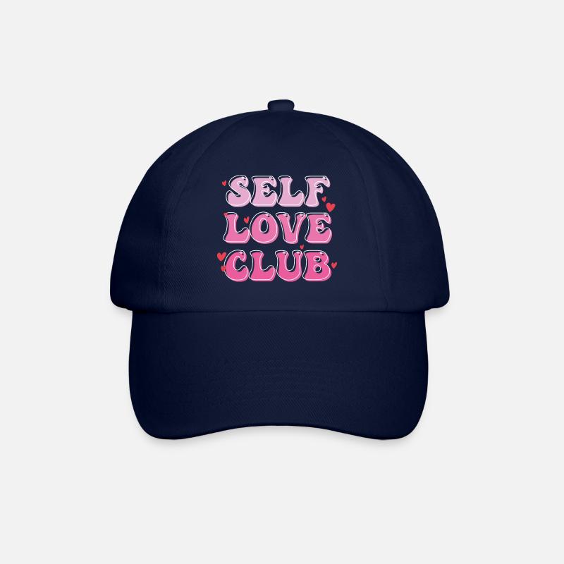 self love club 2 - Baseballkappe - Blau/Blau