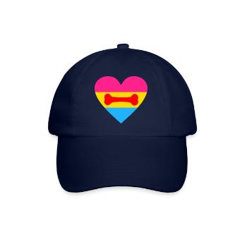 Pansexual Puppy Play LGBTQ Pride - Baseballkappe - Blau/Blau - Vorne