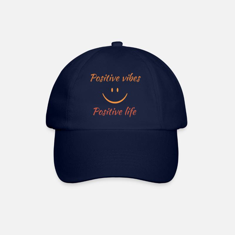 Des ondes positives. Une vie positive. - Casquette classique - bleu/bleu