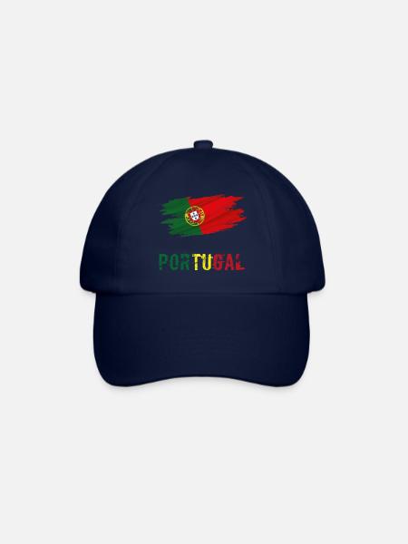 Flag Patriot Gift Home Country Flag Portugal - Baseball Cap - blue/blue