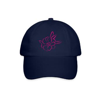Flower Flower Plant - Baseball Cap - blue/blue - Front