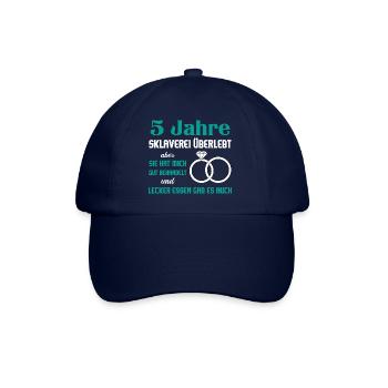 Hochzeitstag Jubiläum Verheiratet Ehe Ehemann - Baseballkappe - Blau/Blau - Vorne