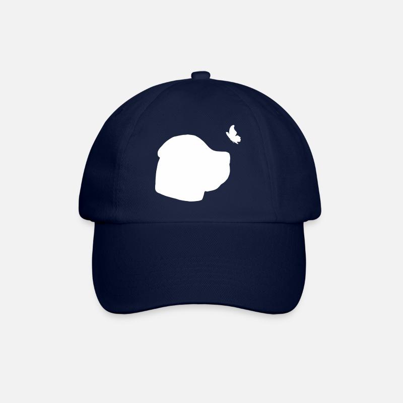 Boerboel Silhouette - Baseballkappe - Blau/Blau