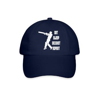Cricket Cricket Cricket Team Cricket Team - Baseball Cap - blue/blue - Front