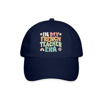 À l’époque de professeur de français - Casquette classique - bleu/bleu - Devant