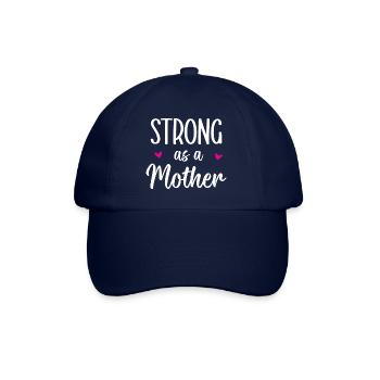 Strong as a Mother - Baseball Cap - blue/blue - Front