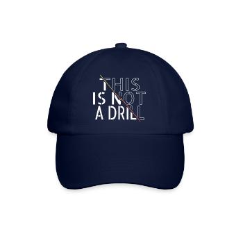 lumberjack carpenter girl tshirts carpenter saw - Baseball Cap - blue/blue - Front